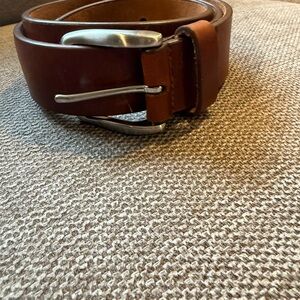 Men’s FAHERTY 32 Brown Leather Belt